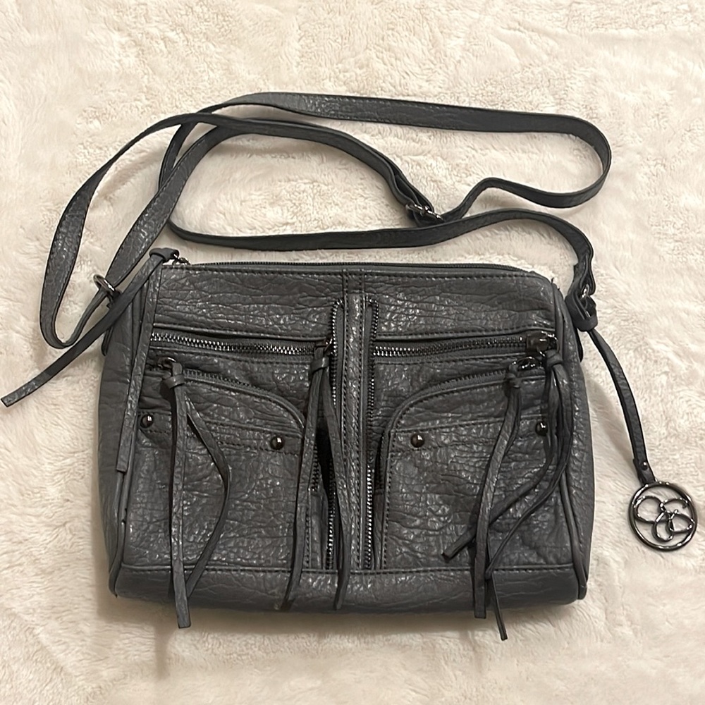 Jessica Simpson charcoal grey crossbody